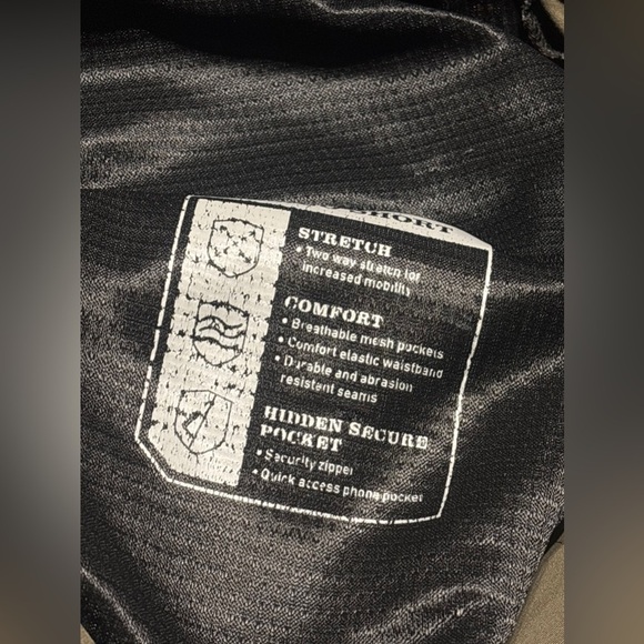 Orvis Shorts Mens Green Cargo Tech Hiking Outdoors Performance Stretch - Picture 7 of 7